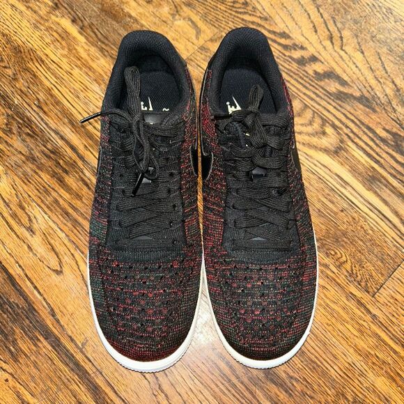 Nike Air Force 1 Ultra Flyknit Low in a black and multi-colorway - Picture 1 of 4